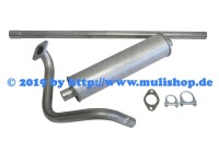Auspuffanlage komplett für M25 (Cunewalde Motor) Auspuffanlage komplett für M25 (Cunewalde Motor)