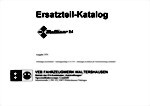 Ersatzteilkatalog für Multicar M24